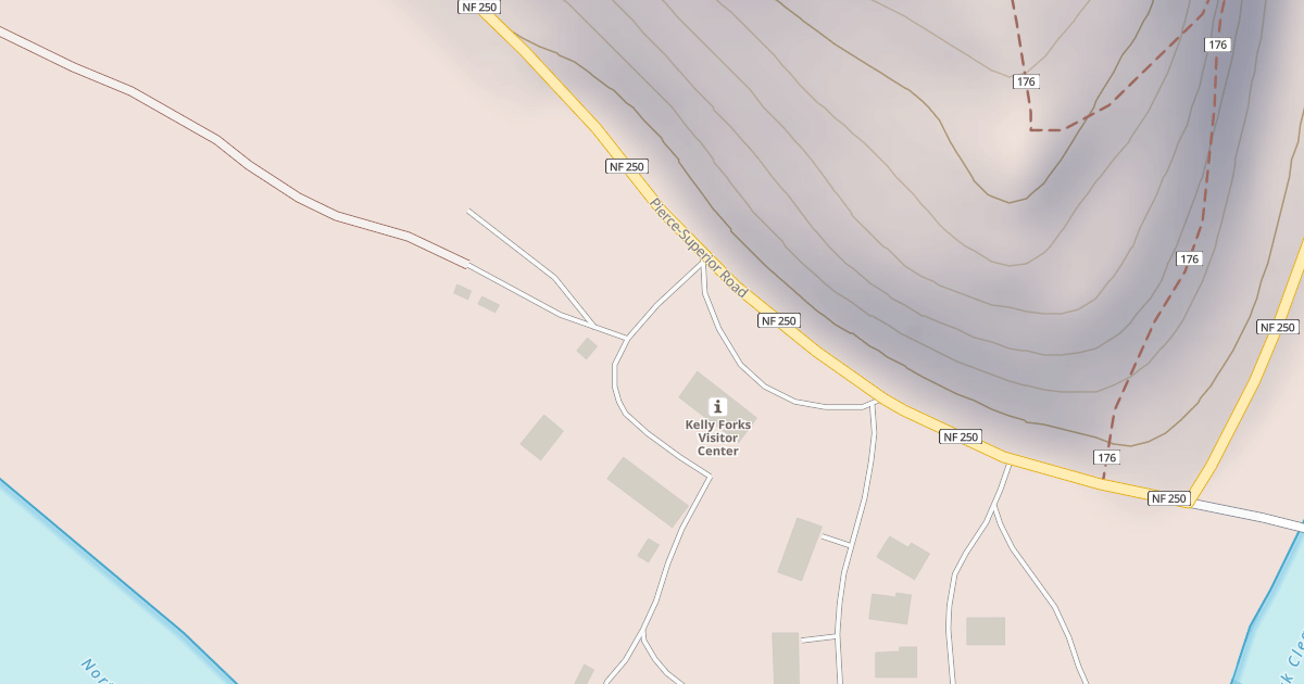 Map preview of KELLY FORKS WORK CENTER