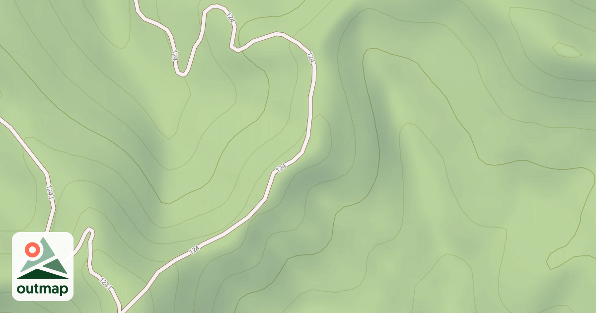 Map of White Sulphur Ohv Trail