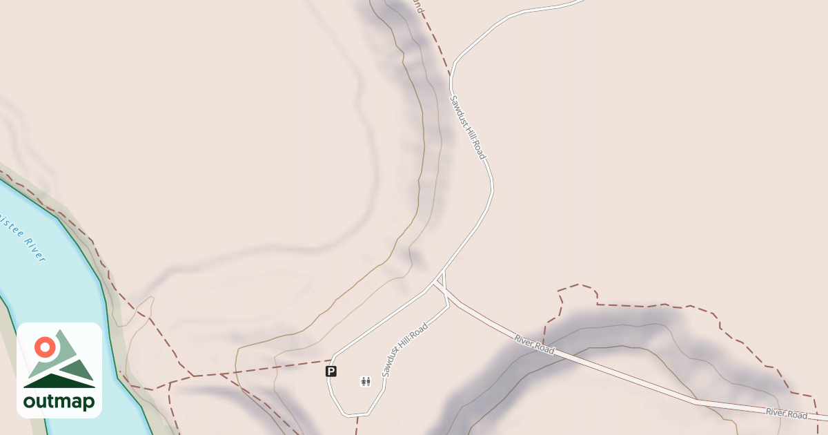 Map of SAWDUST HOLE RIVER ACCESS