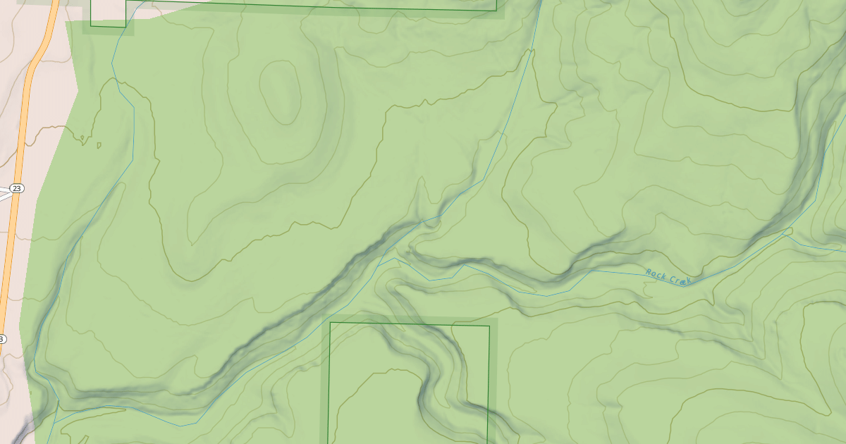 Map preview of ROCKY CREEK
