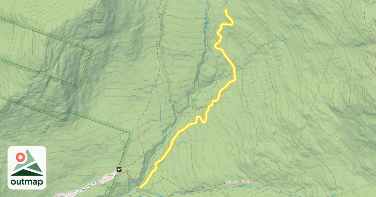 Map of Catamount Trail