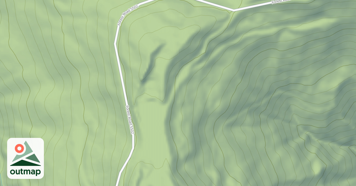 Map of HEAD O BLACKBERRY