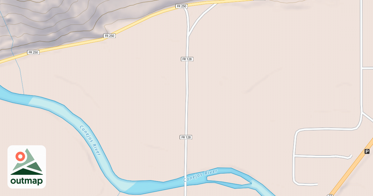 Map of Old Highway Bridge