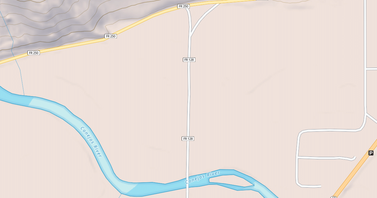 Map preview of Old Highway Bridge