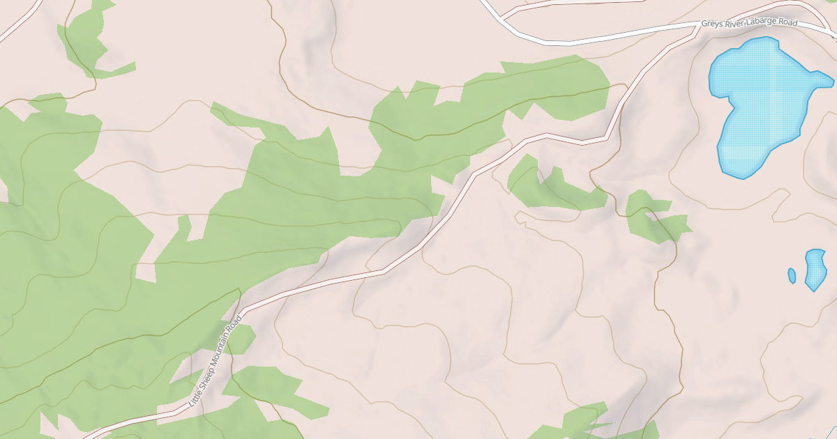 Map preview of LITTLE SHEEP MOUNTAIN