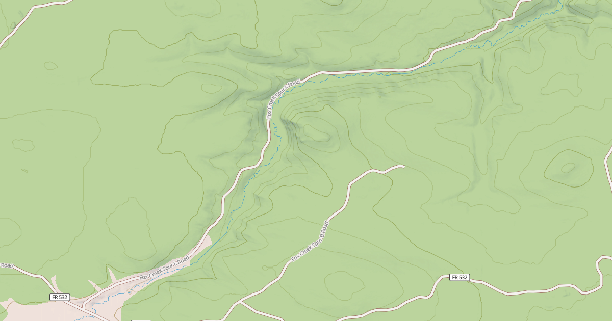 Map preview of FOX CREEK SPUR L