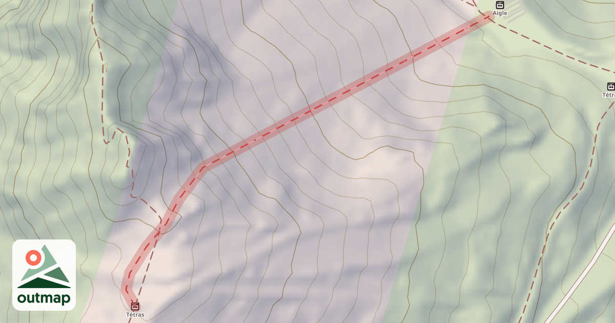 Map of Lagopède