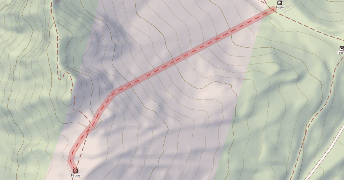 Map preview of Lagopède