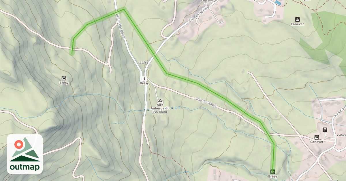 Map of Brésy