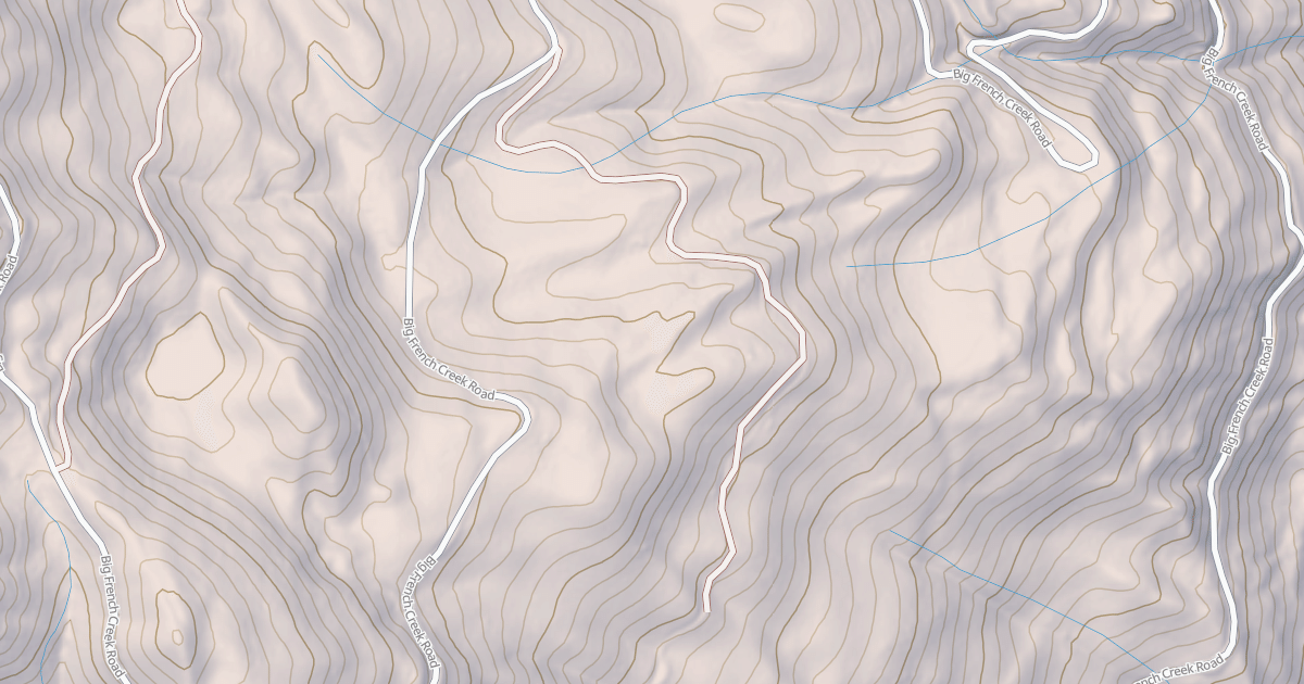 Map preview of BIG FRENCH CREEK
