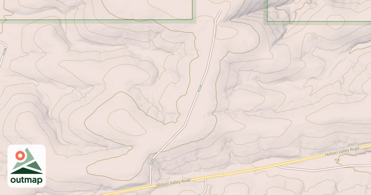 Map of TURKEY RIDGE