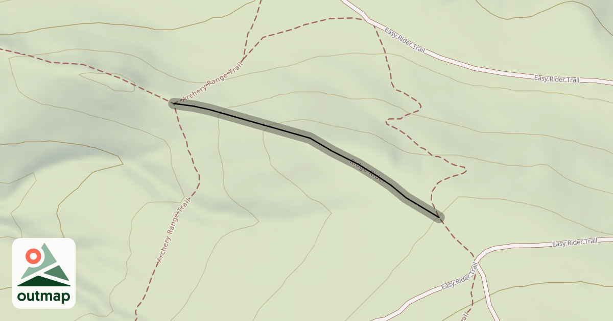 Map of Ridge Rider