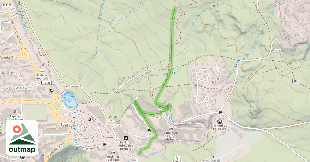 Map of Mélèzes