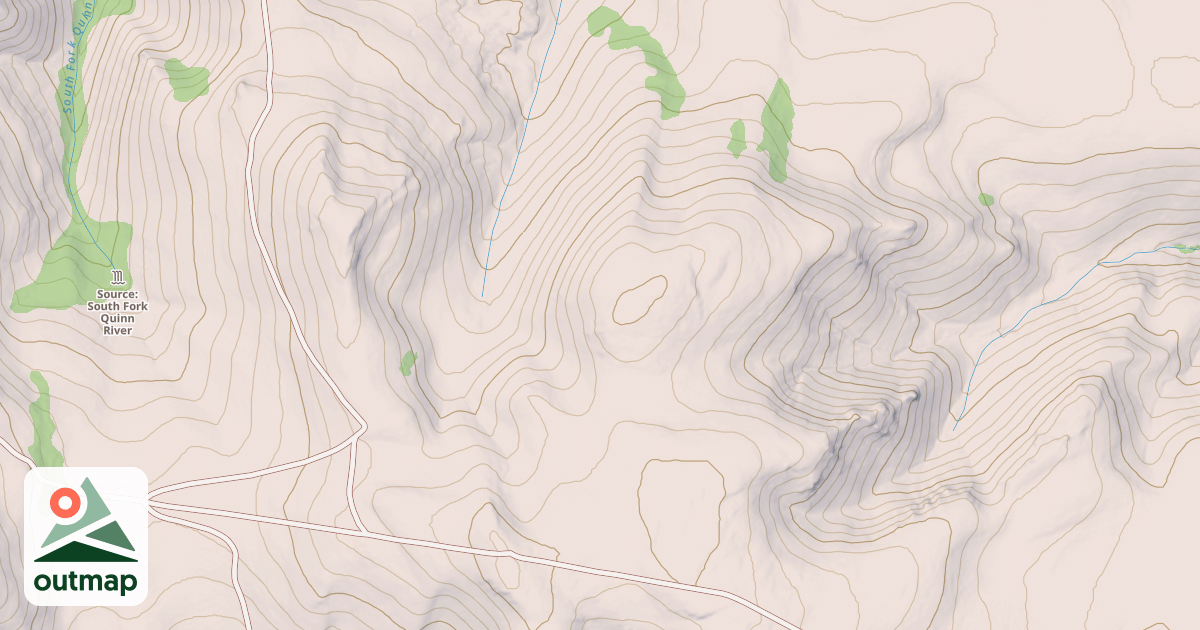 Map of QUINN  PASTURE SPUR B