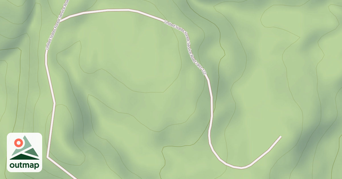 Map of USFS National Forest System Roads {5CAA0431-C46D-402F-A5E1-F422409C9C39}