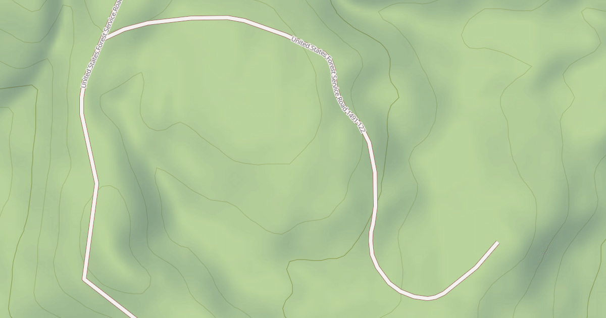 Map preview of USFS National Forest System Roads {5CAA0431-C46D-402F-A5E1-F422409C9C39}