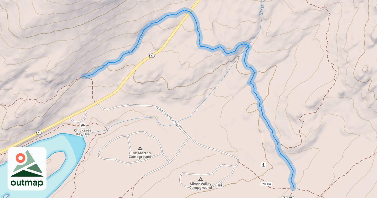 Map of Three Creeks