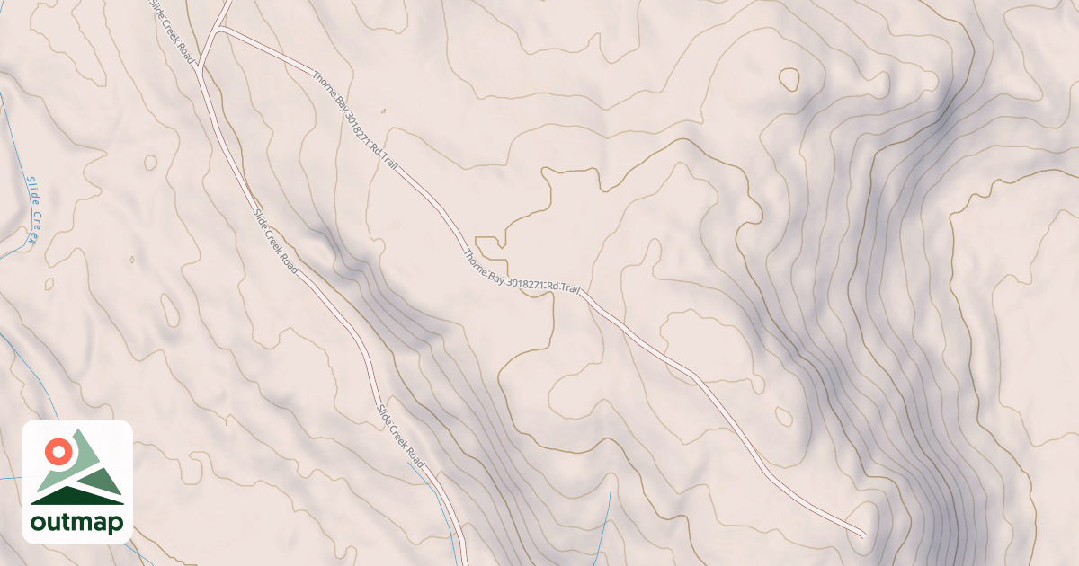 Map of THORNE BAY  3018271 RD