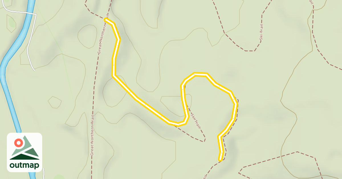 Map of Big Tooth Shoot