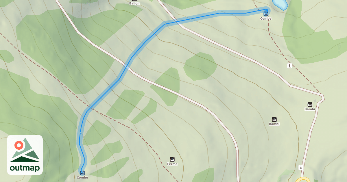 Map of La Slalom