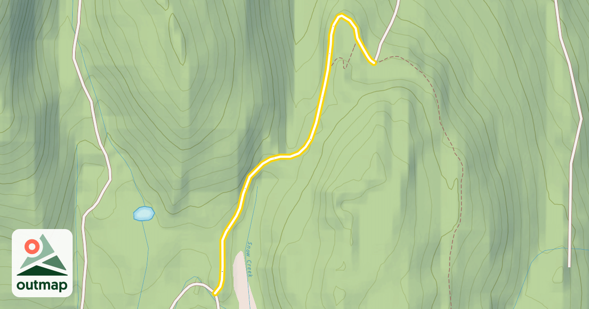 Map of Brandywine Snowmobile Trail