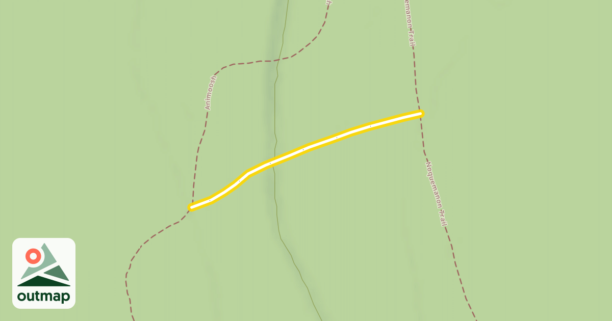 Map of Animoosh to Noque 13.5K