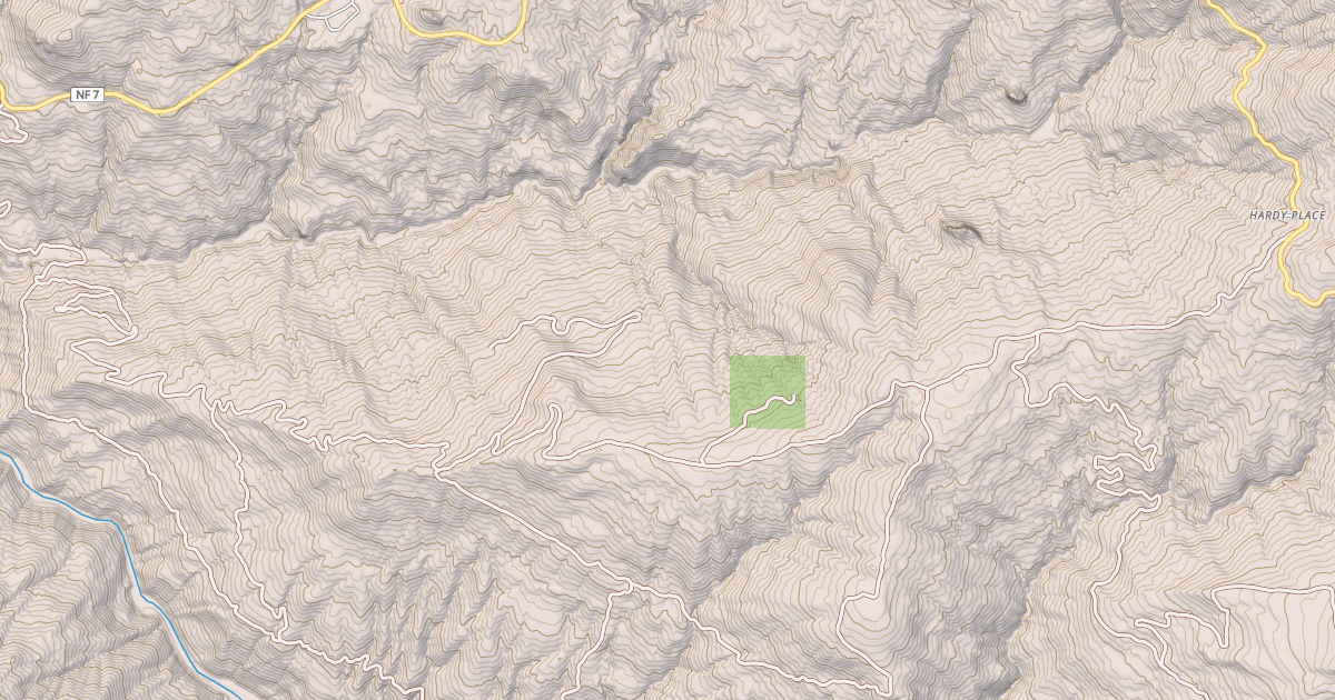 Map preview of TWIN ROCKS RIDGE