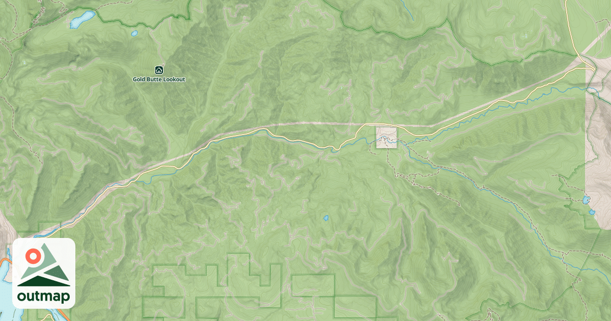Map of BREITENBUSH ROAD