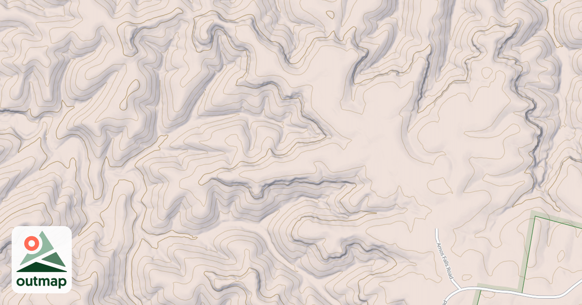 Map of TURKEY BLUFF