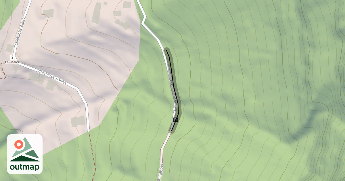 Map of Chemin des Combes