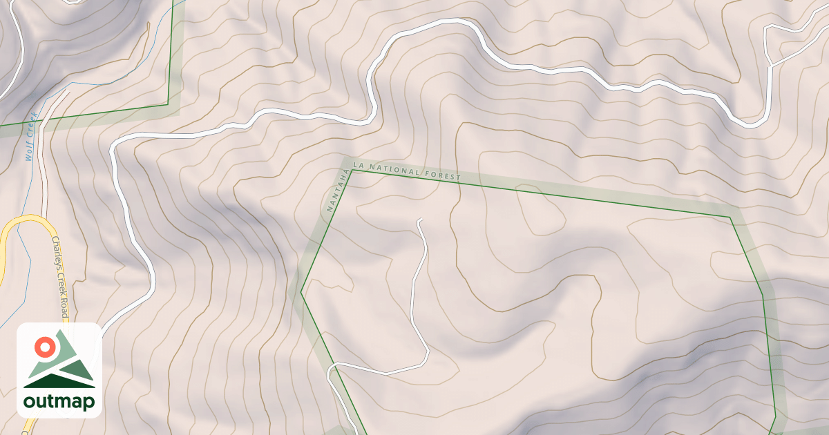 Map of WOLF MTN