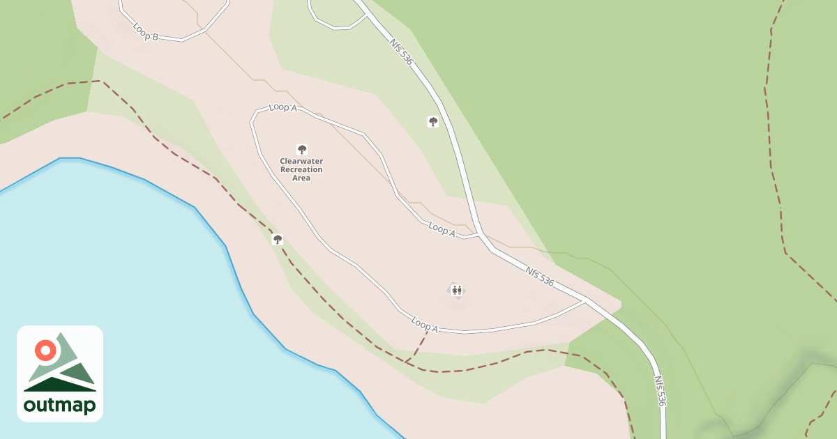 Map of CLEARWATER-LOOP C