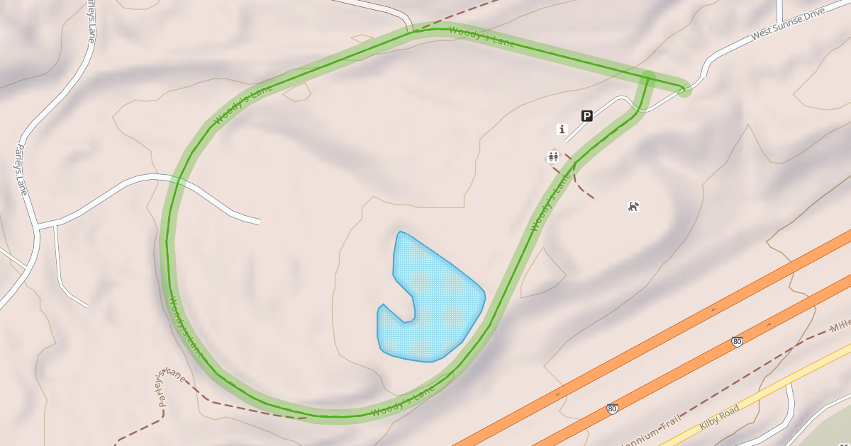 Map preview of Woody's Lane