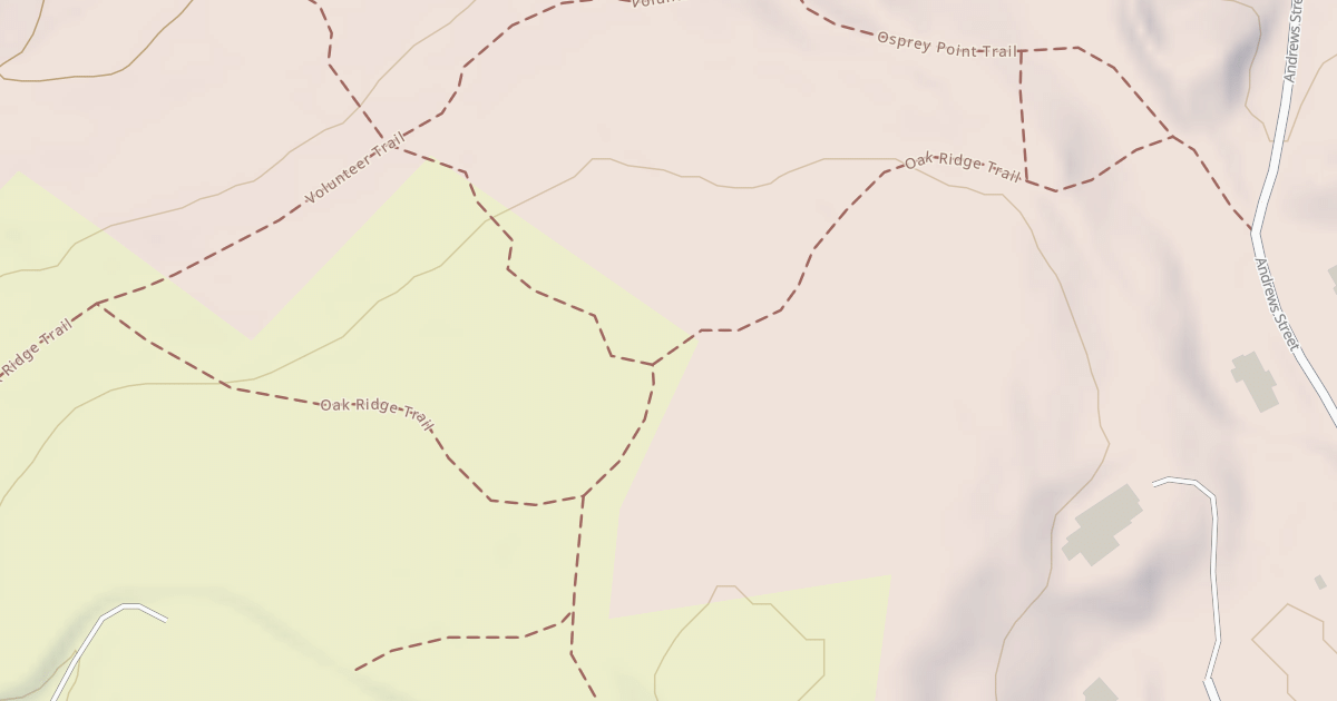 Map preview of Oak Ridge Trail