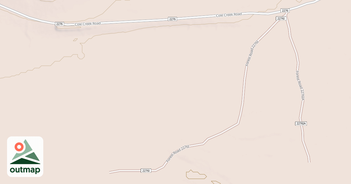 Map of COLE CREEK SPUR I
