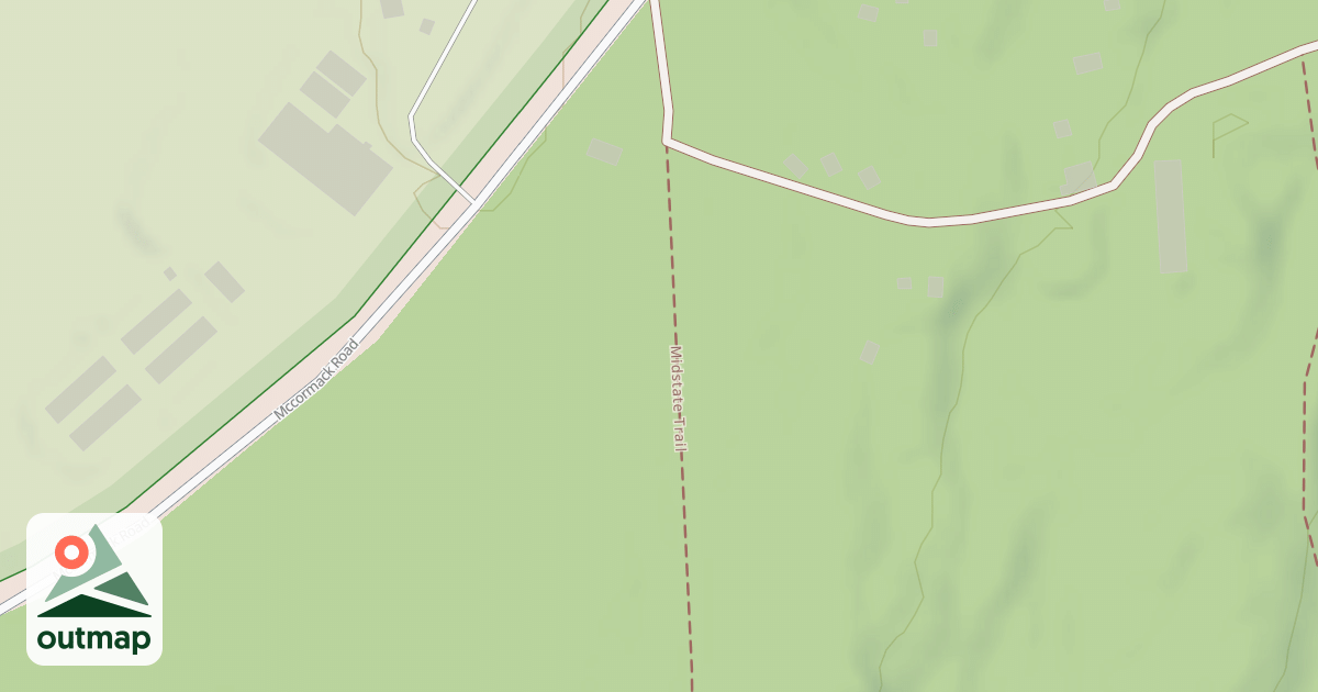 Map of Midstate Trail