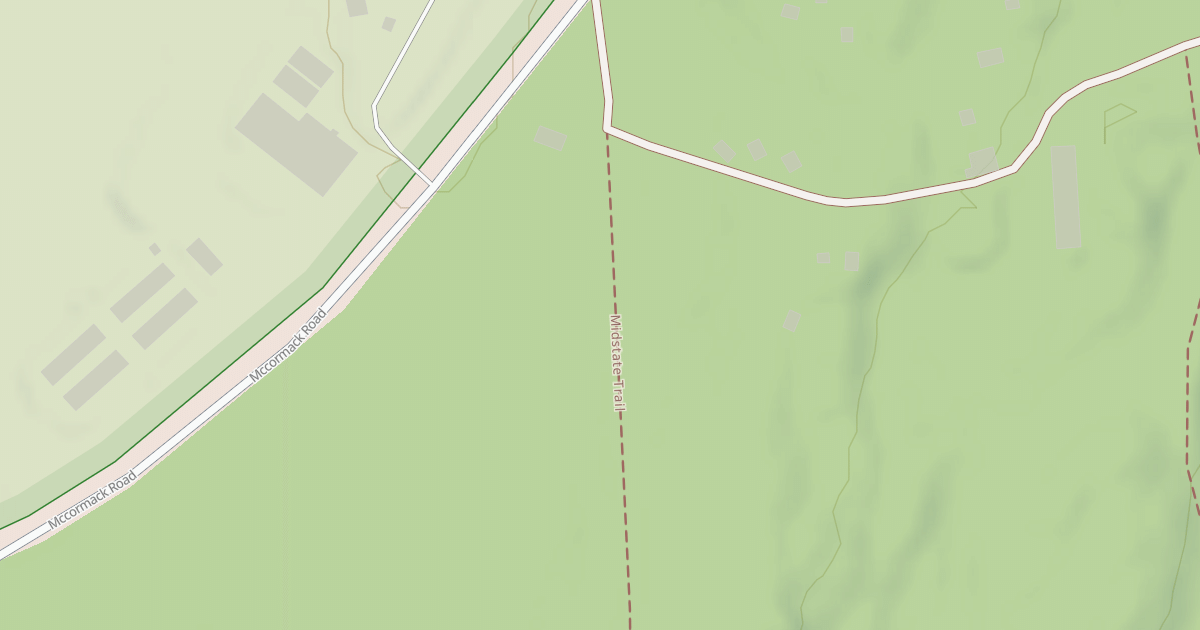 Map preview of Midstate Trail