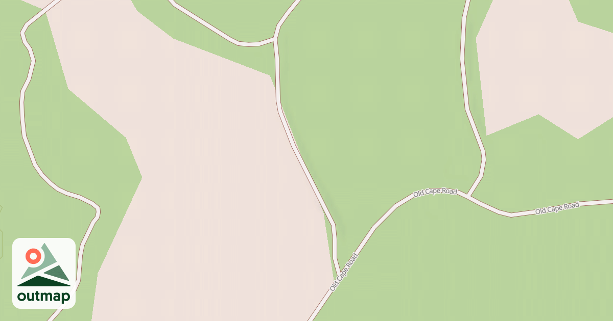 Map of Cinder Trail in Cape May