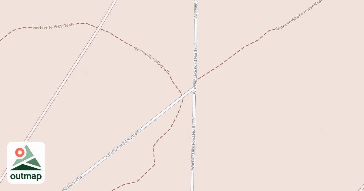 Map of Leetsville Trail