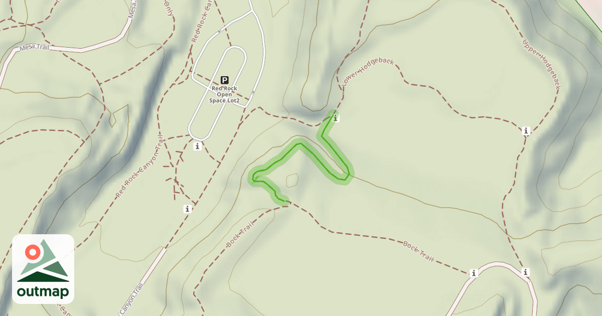 Map of Bock Trail