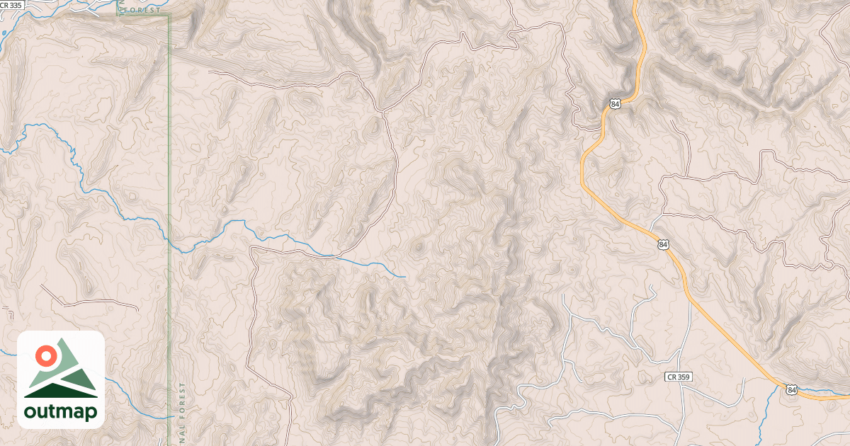 Map of VALLE SECO