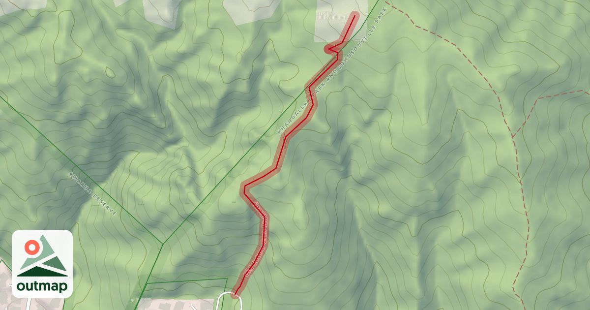 Map of Old Satara Cres Walkway