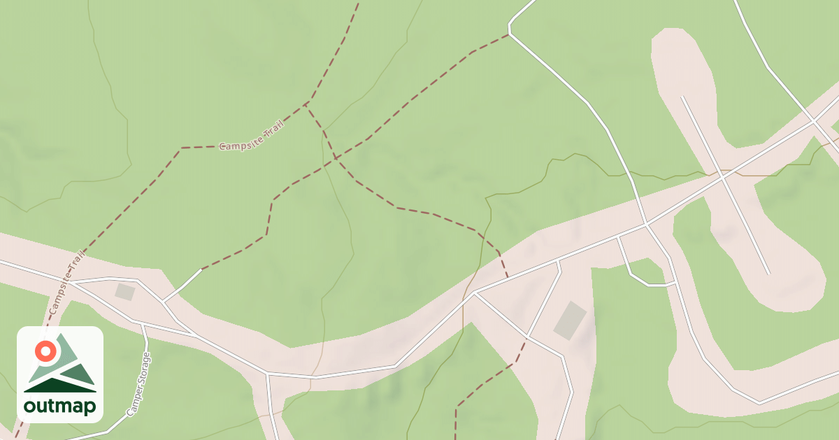 Map of Prince Gallitzin State Park Trails