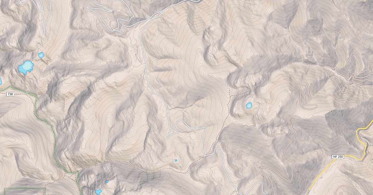 Map preview of SNOWSHOE PASS