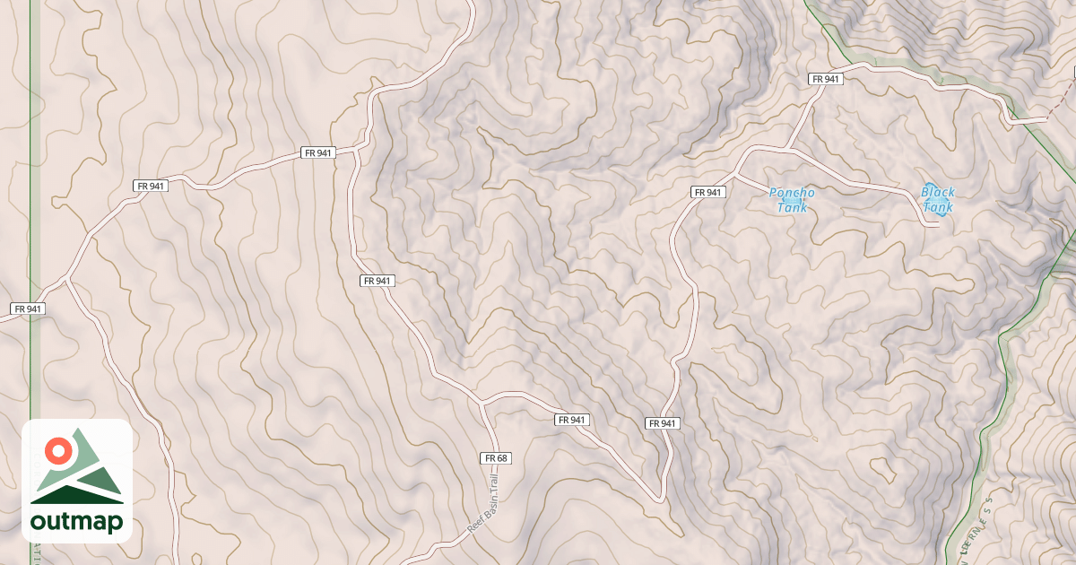 Map of PONCHO TANK
