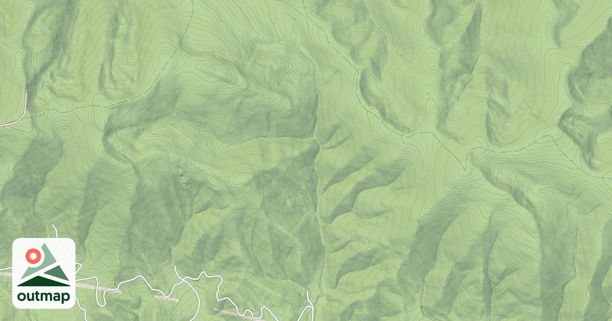 Map of Packer Creek