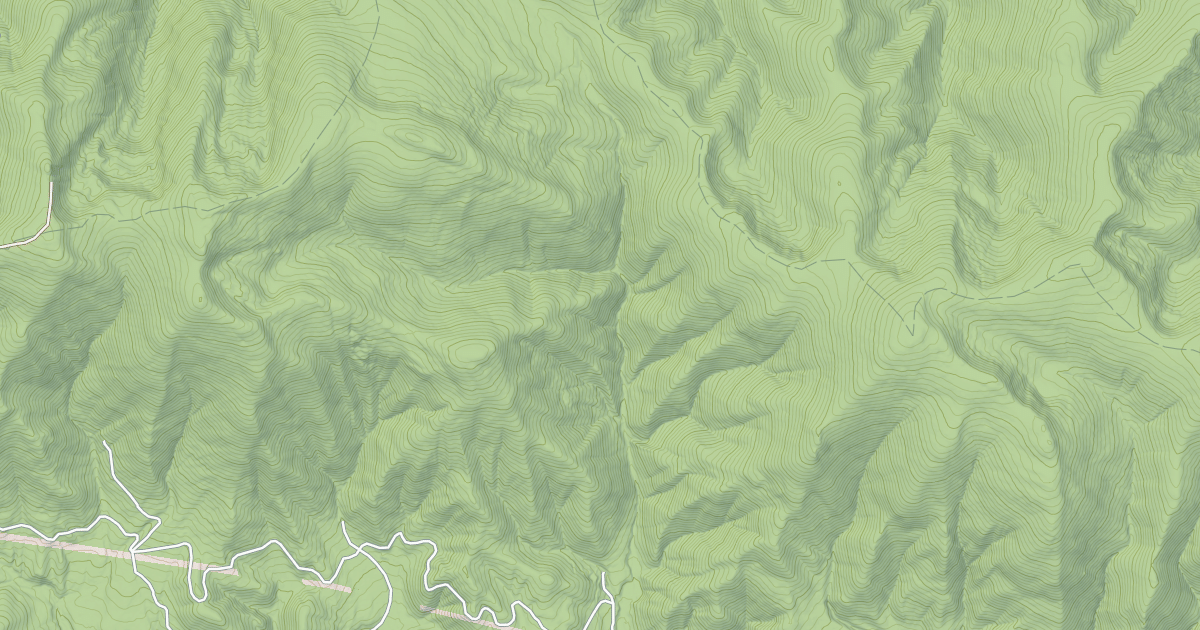 Map preview of Packer Creek