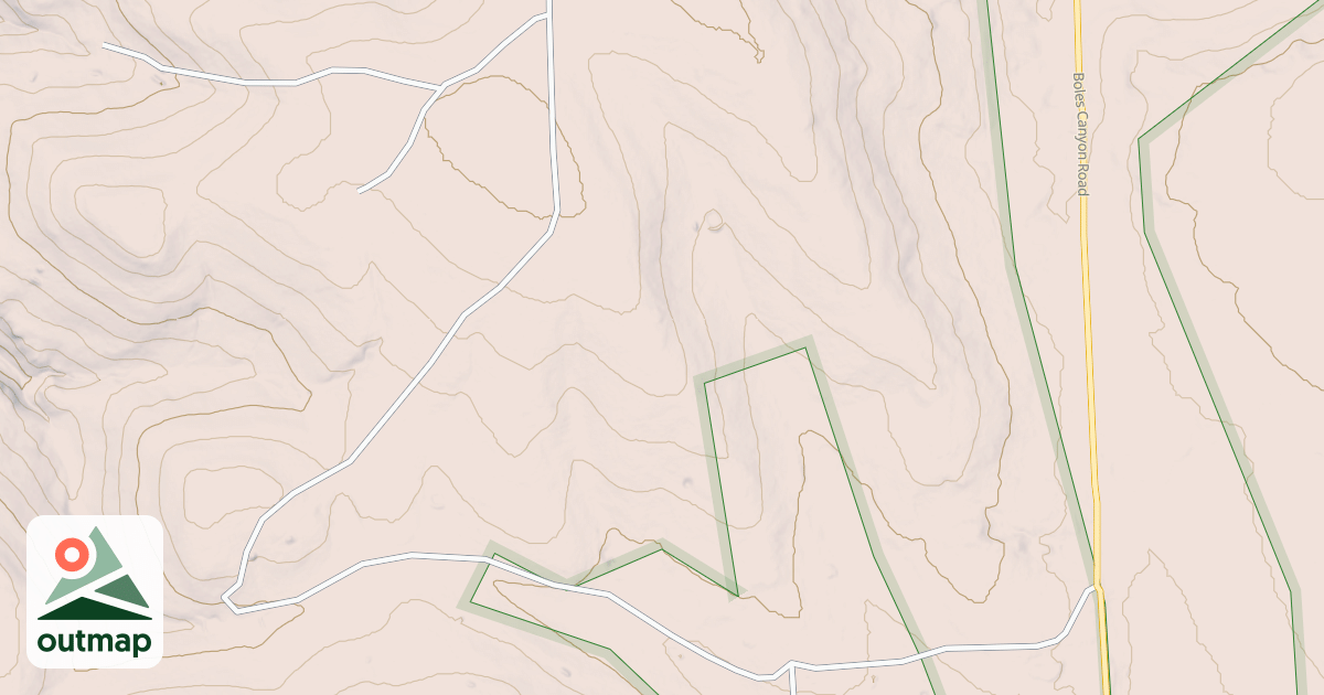 Map of BOLES CANYON BR 5J