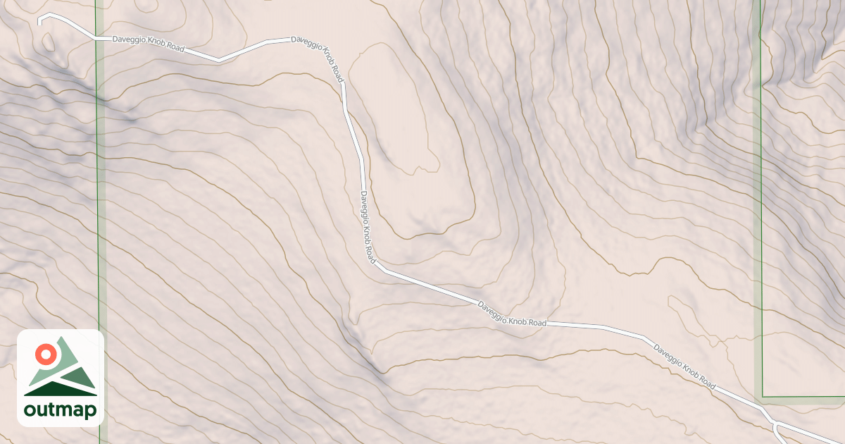 Map of DAVEGGIO KNOB