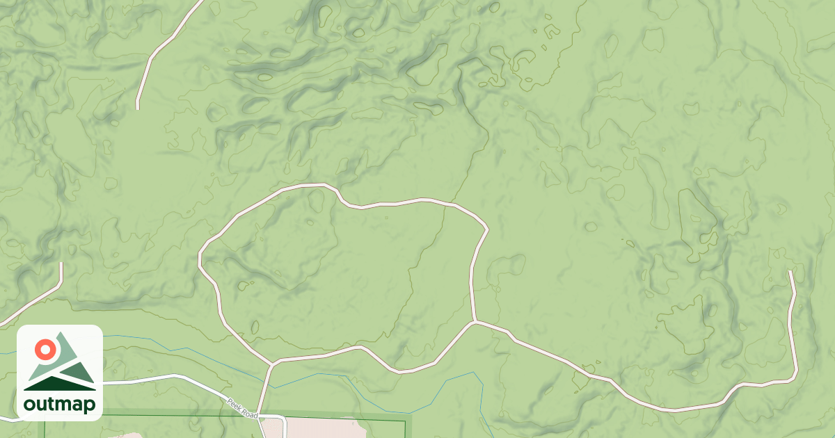Map of BACKWOODS ROAD